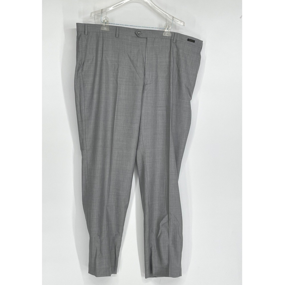 New Jos. A. Bank Men Pants 46R Dress Grey Reserve Marzotto Italian Wool Tailored